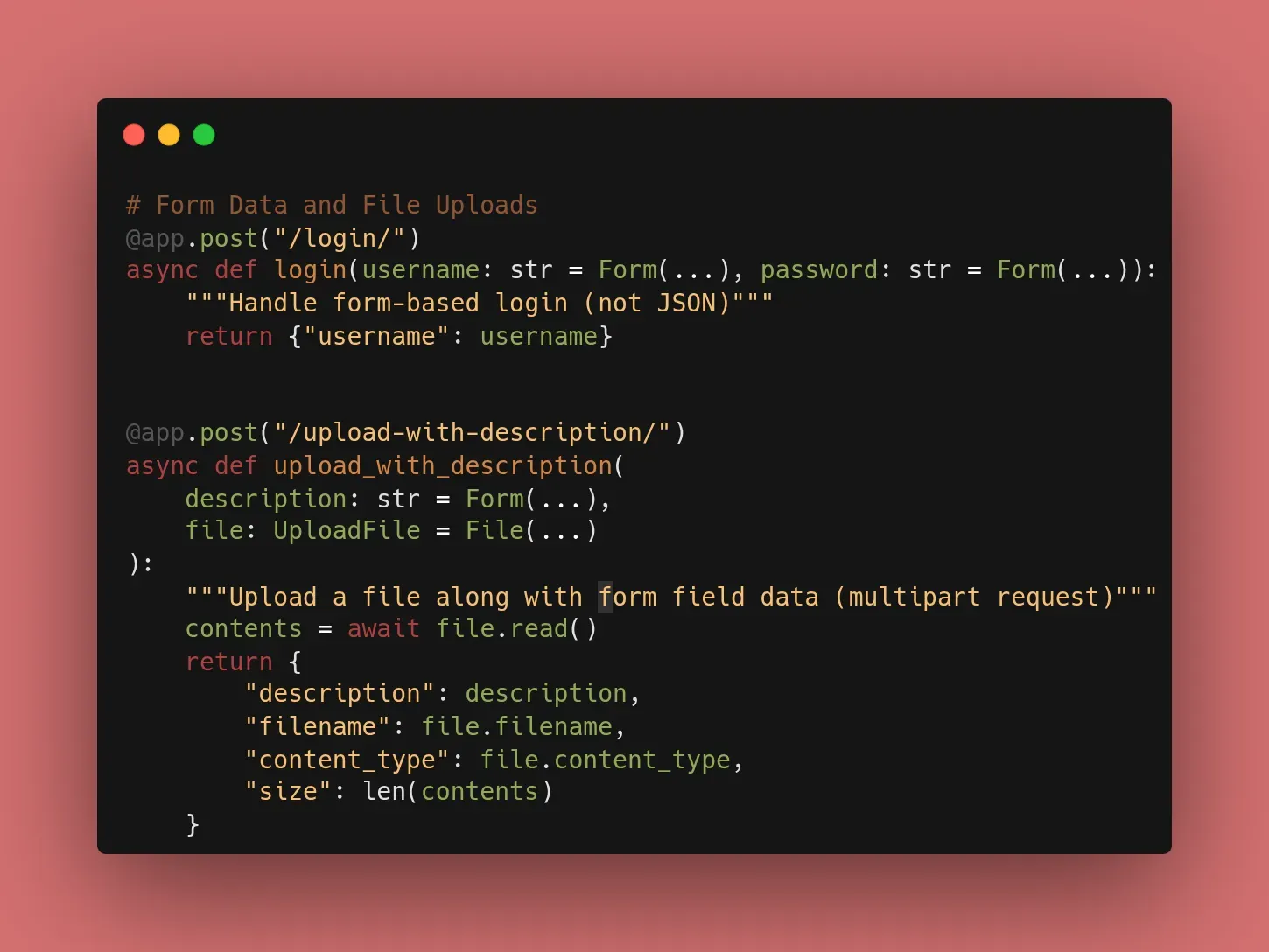 Form Code