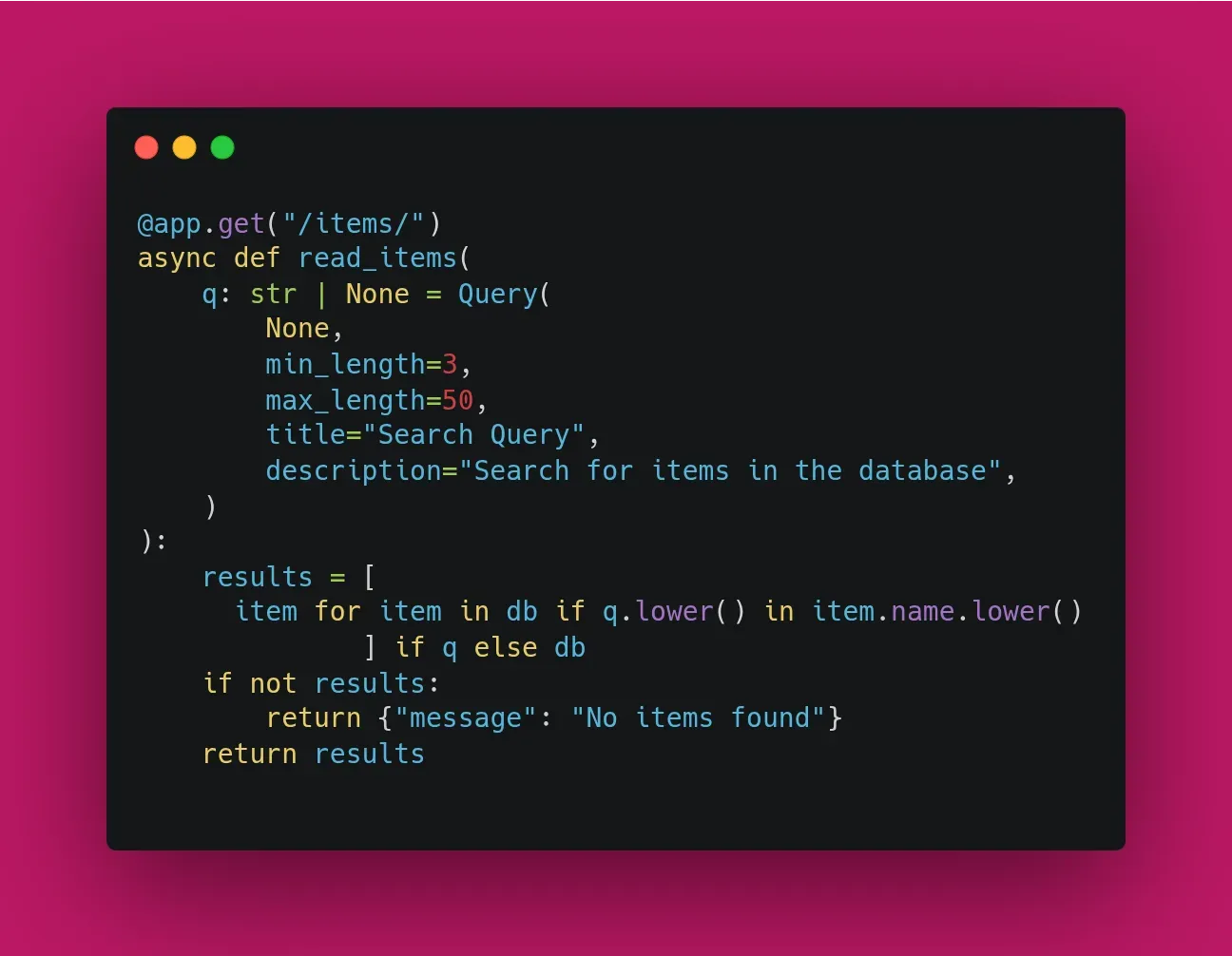 Query Validation